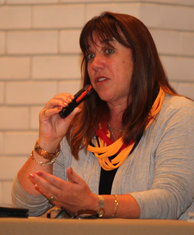 Julie Hegarty Independent . Candidates forum on human rights organised by Avalon Amnesty and the Avalon Baptist church