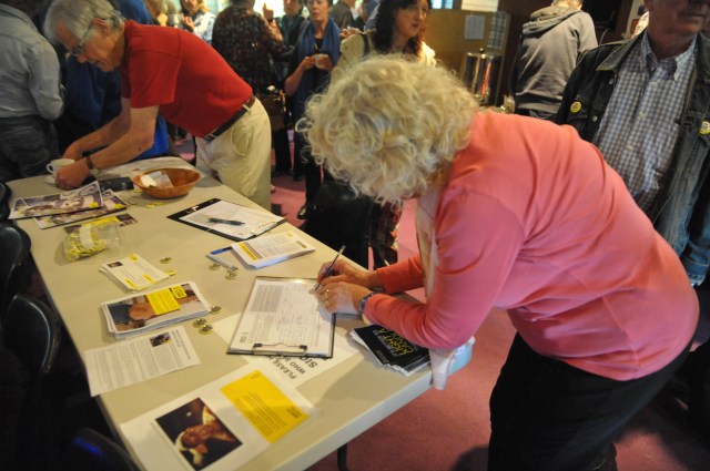 signing petitions against torture